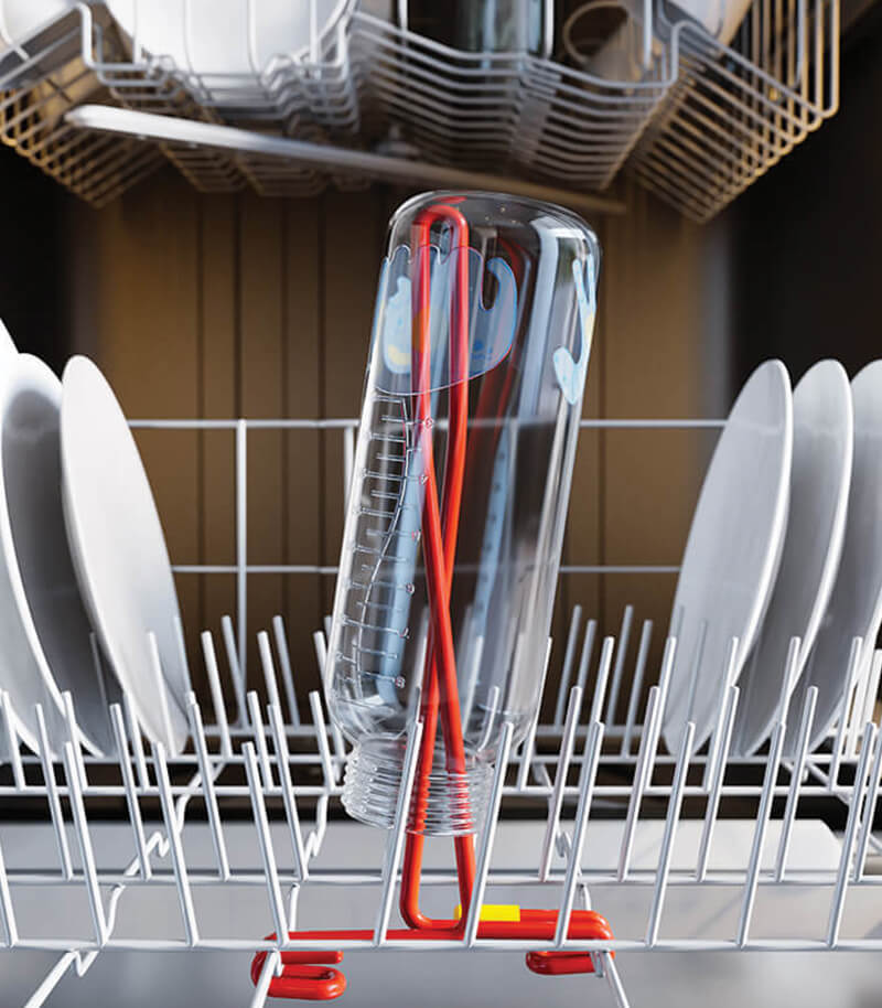 babyflaschen hygienisch spülen