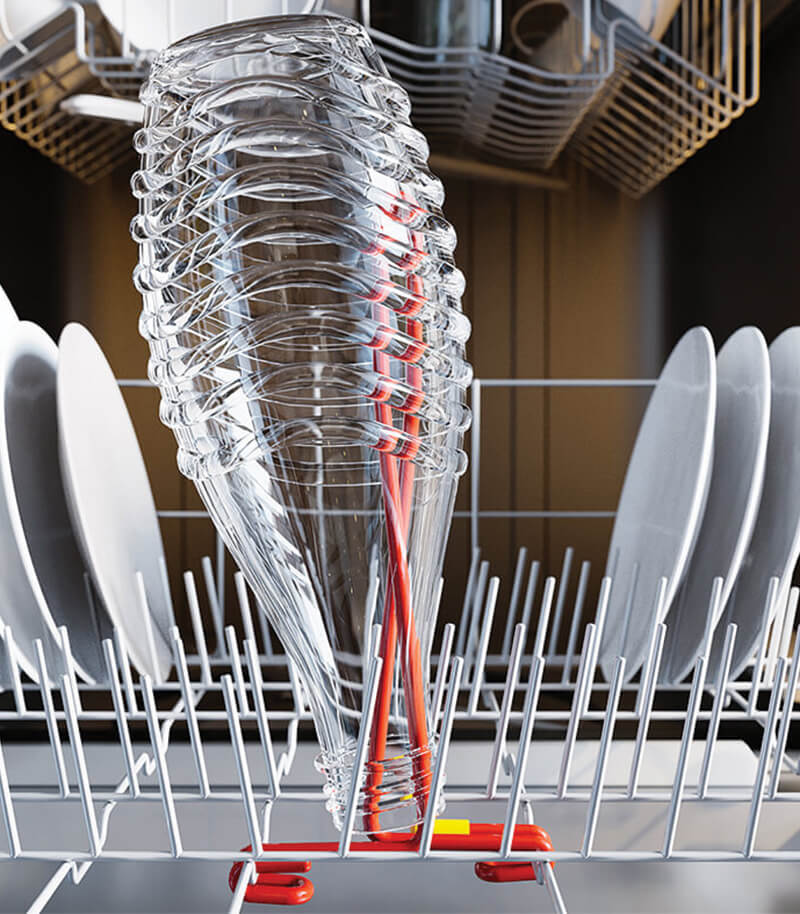 sodaflaschenhalter für geschirrspüler